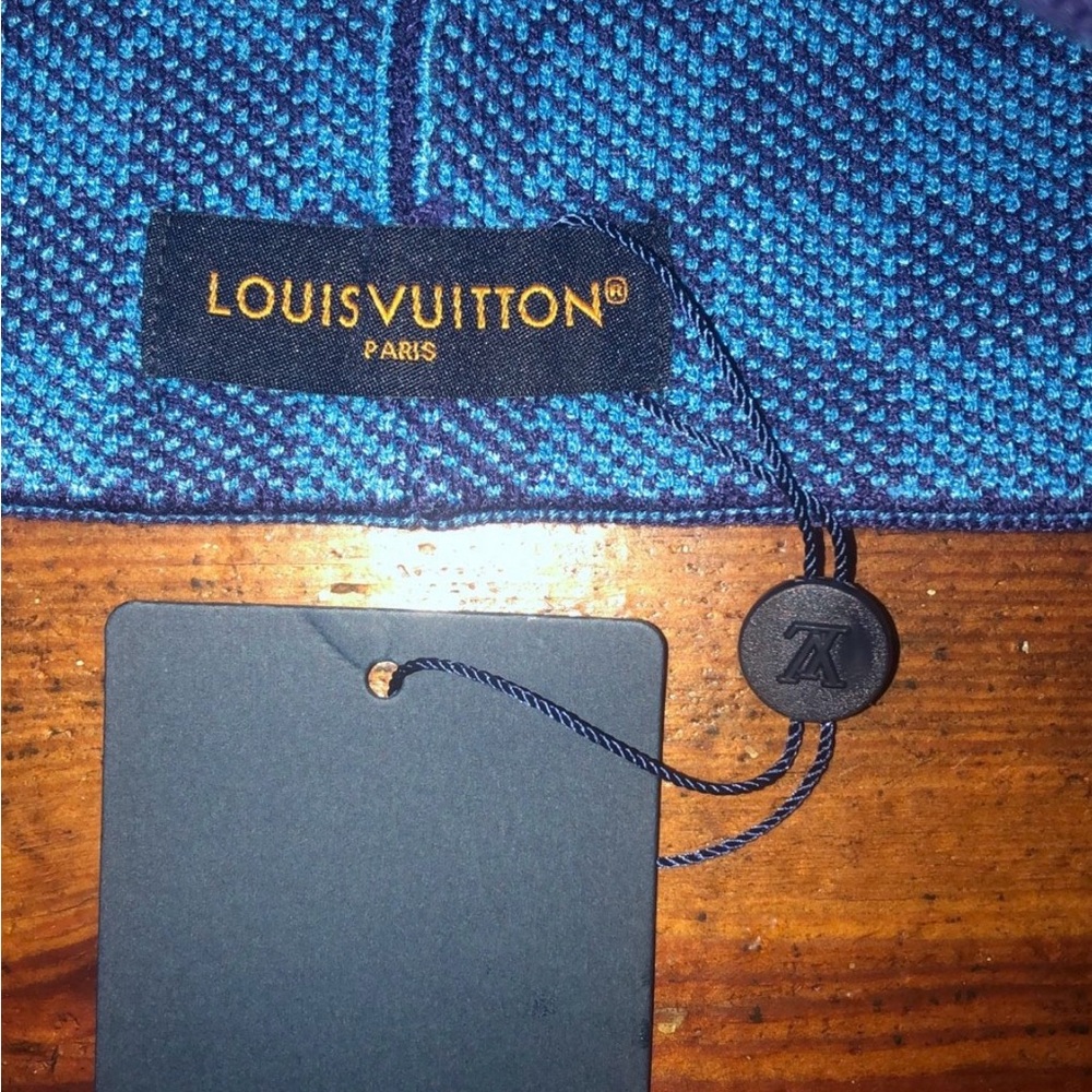Louis Vuitton Blue Patterned Hat - image 3